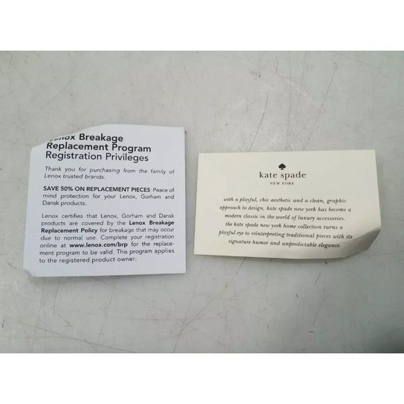 🧂NWT! KATE SPADE LENNOX SALT & PEPPER SHAKERS 🧂 - Picture 6 of 8